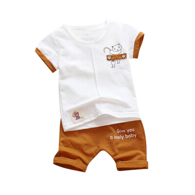 Baby Kid Boys Clothes Summer Toddler Kids Cartoon Cat Print Short Sleeve TopsPant Suit Children Boys Clothing Sets
Baby Kid Boys Clothes Summer Toddler Kids Cartoon Cat Print Short Sleeve TopsPant Suit Children Boys Clothing Sets