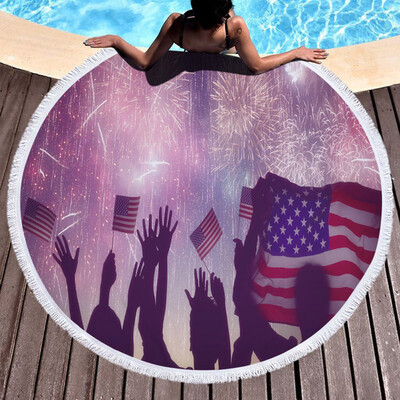 Gobestart Independence Day Round Beach Pool Home Shower Towel Blanket Table Cloth Yoga Mat
Gobestart Independence Day Round Beach Pool Home Shower Towel Blanket Table Cloth Yoga Mat