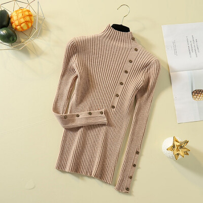sweater women Fashion Button Turtleneck Knitted Sweater Women Winter Solid Knit Pullover Female Slim Soft Jumper Pull Femme
sweater women Fashion Button Turtleneck Knitted Sweater Women Winter Solid Knit Pullover Female Slim Soft Jumper Pull Femme