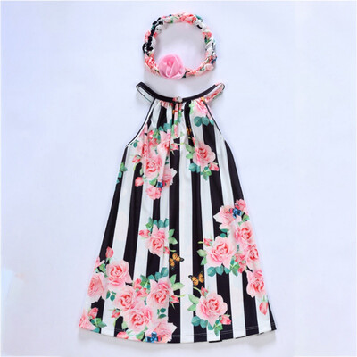 Baby Girl Summer Sweet Strapped Dresses Children Cute Rose Strapped Printing Sleeveless Princess Dress
Baby Girl Summer Sweet Strapped Dresses Children Cute Rose Strapped Printing Sleeveless Princess Dress