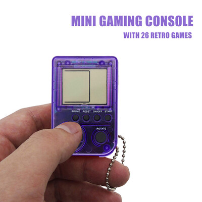 Mini Gaming Console Portable Mini Handle with 26 Retro Games LCD Screen Birthday Gift for Kids
Mini Gaming Console Portable Mini Handle with 26 Retro Games LCD Screen Birthday Gift for Kids