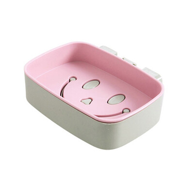 Toponeto Smile Face Wall-Mounted Soap Holder Bathroom Storage Box Drain Soap Dish Sucker
Toponeto Smile Face Wall-Mounted Soap Holder Bathroom Storage Box Drain Soap Dish Sucker