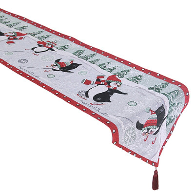 Christmas New Year Embroidery Santa Claus Snowman Table Runner Flag Washable Dining Table Cover For Party Banquet Decoration
Christmas New Year Embroidery Santa Claus Snowman Table Runner Flag Washable Dining Table Cover For Party Banquet Decoration