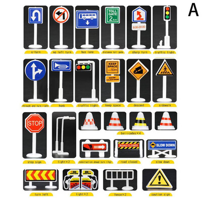 Tailored 28 Pcs Car Toy Accessories Traffic Road Signs Kids Children Play Learn Toy Game
Tailored 28 Pcs Car Toy Accessories Traffic Road Signs Kids Children Play Learn Toy Game