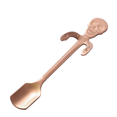 Multicolor Coffee Stir Spoon Stainless Steel Innovative Skull Salad Fruit Fork Stirring Spoon Teaspoon Dessert Tea Spoon
Multicolor Coffee Stir Spoon Stainless Steel Innovative Skull Salad Fruit Fork Stirring Spoon Teaspoon Dessert Tea Spoon