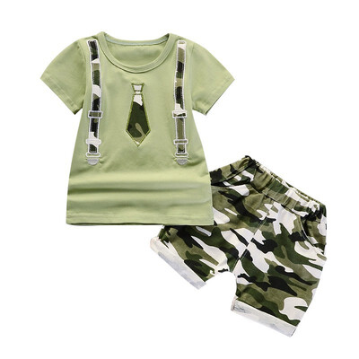 Summer Boys Clothing Fashion Toddler Kids Baby Boy Tie Print T shirt TopsCamouflage Short Pants Outfits Clothes Set
Summer Boys Clothing Fashion Toddler Kids Baby Boy Tie Print T shirt TopsCamouflage Short Pants Outfits Clothes Set