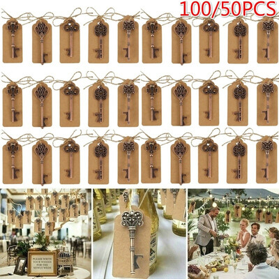 10050PCS Vintage Bronze Key Bottle Opener with Tags Wedding Decoration Antique Bottle Opener Paperboard Party Supplies
10050PCS Vintage Bronze Key Bottle Opener with Tags Wedding Decoration Antique Bottle Opener Paperboard Party Supplies