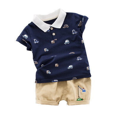 Summer Baby Boys Clothes Casual Short Sleeve Cartoon Car Print Tops T-shirtShorts Kid Clothes Sets
Summer Baby Boys Clothes Casual Short Sleeve Cartoon Car Print Tops T-shirtShorts Kid Clothes Sets