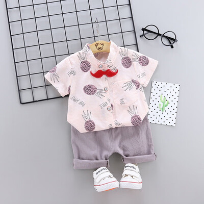 2PcsSet Summer Baby Boys Short Sleeve Pineapple Print Tops Blouse T-shirtShorts Casual Outfits Sets
2PcsSet Summer Baby Boys Short Sleeve Pineapple Print Tops Blouse T-shirtShorts Casual Outfits Sets
