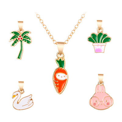 Women Cartoon Necklace Kit Girls Plant Choker Oil Dripping Neck Pendant Chain Set Jewelry
Women Cartoon Necklace Kit Girls Plant Choker Oil Dripping Neck Pendant Chain Set Jewelry