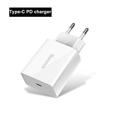 Baseus 18W PD 30 Fast USB Charger For iPhone 11 Mini USB Support Fast Charger Quick Charge 30 For Huawei samsung Xiaomi
Baseus 18W PD 30 Fast USB Charger For iPhone 11 Mini USB Support Fast Charger Quick Charge 30 For Huawei samsung Xiaomi