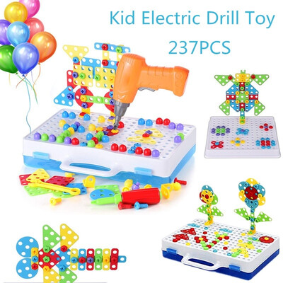 237PCS Toys Electric Drill Tool Drill Puzzle Educational Toys for Kids Design Building Toy
237PCS Toys Electric Drill Tool Drill Puzzle Educational Toys for Kids Design Building Toy