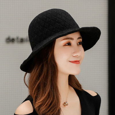 Fall&Winter 2019 New Pure Rhombic Knitted Wool Cap Lady Outdoor Recreational Warming Pot Cap Fisherman Cap
Fall&Winter 2019 New Pure Rhombic Knitted Wool Cap Lady Outdoor Recreational Warming Pot Cap Fisherman Cap