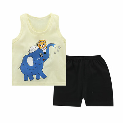 Summer Baby Boys Girls Clothes Set Sleeveless Cartoon Print Tops Vest Shorts Toddler Casual Outfits Sets
Summer Baby Boys Girls Clothes Set Sleeveless Cartoon Print Tops Vest Shorts Toddler Casual Outfits Sets
