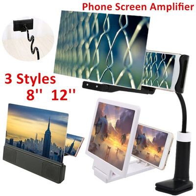 812 Inch Mobile Phone Projection Bracket HD Screen Magnifier Amplifier Adjustable Flexible Phone Tablet Holder 3 Styles
812 Inch Mobile Phone Projection Bracket HD Screen Magnifier Amplifier Adjustable Flexible Phone Tablet Holder 3 Styles