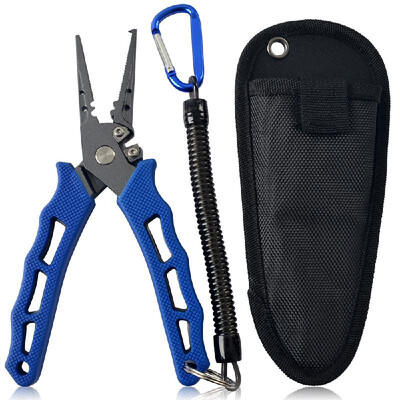 73 Inch Fishing Pliers Hook Removers Split Ring Line Cutters Fishing Multi Tools with Sheath&Lanyard
73 Inch Fishing Pliers Hook Removers Split Ring Line Cutters Fishing Multi Tools with Sheath&Lanyard