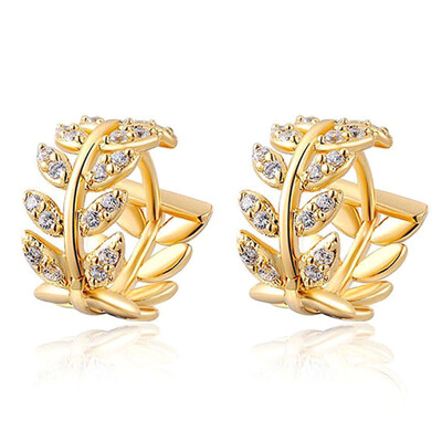 2019 New European&American Tree Leaves Inlaid Crystal zircon Earrings Beautiful Earrings2 Pairs
2019 New European&American Tree Leaves Inlaid Crystal zircon Earrings Beautiful Earrings2 Pairs