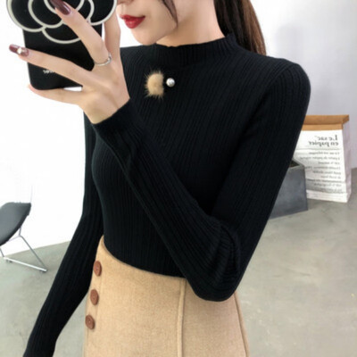 autumn winter Women Knitted Turtleneck Sweater Casual Soft Jumper Fashion Slim Femme Elasticity Pullovers
autumn winter Women Knitted Turtleneck Sweater Casual Soft Jumper Fashion Slim Femme Elasticity Pullovers