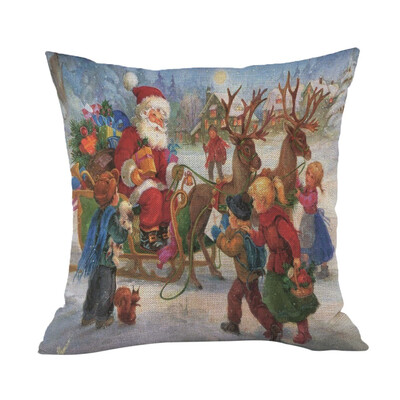 Tailored Happy Christmas Pillow Cases Linen Sofa Cushion Cover Home Decor Pillow Core
Tailored Happy Christmas Pillow Cases Linen Sofa Cushion Cover Home Decor Pillow Core