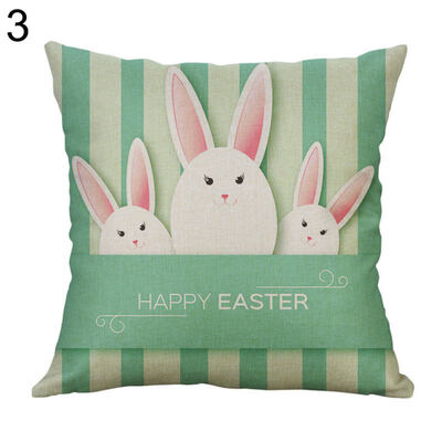 Happy Easter Egg Rabbit Flower Pillow Case Cushion Cover Sofa Bed Car Cafe Decor
Happy Easter Egg Rabbit Flower Pillow Case Cushion Cover Sofa Bed Car Cafe Decor