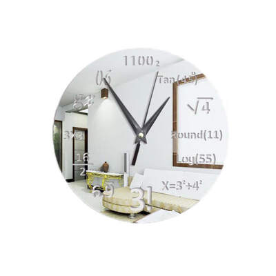 1 PC 3D Mirror Wall Stickers Equation Polytechnic Digital Wall Clocks Round Wall Decoration Living Room Decoration
1 PC 3D Mirror Wall Stickers Equation Polytechnic Digital Wall Clocks Round Wall Decoration Living Room Decoration