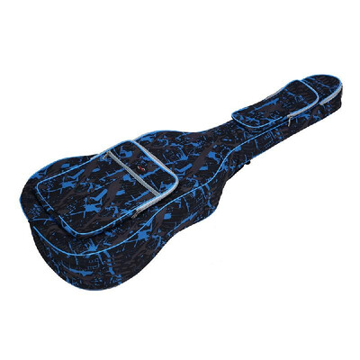 600D Water-resistant Oxford Cloth Camouflage Blue Double Stitched Padded Straps Gig Bag Guitar Carrying Case for 41Inchs Acoustic
600D Water-resistant Oxford Cloth Camouflage Blue Double Stitched Padded Straps Gig Bag Guitar Carrying Case for 41Inchs Acoustic