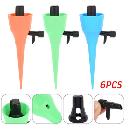 6PCS Outdoor Indoor Plants Automatic Watering Spikes Plant Self-Watering Kits with Slow Release Control Valve
6PCS Outdoor Indoor Plants Automatic Watering Spikes Plant Self-Watering Kits with Slow Release Control Valve