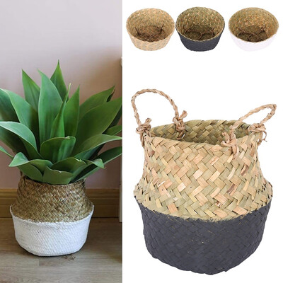 Foldable Seagrass Knit Storage Basket Flower Pot Hanging Wicker Storage Basket Garden Accessories
Foldable Seagrass Knit Storage Basket Flower Pot Hanging Wicker Storage Basket Garden Accessories