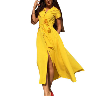 2017 New Fashion Women Summer Casual Shirt Dress Party Evening Long Max Dress Plus Size S4
2017 New Fashion Women Summer Casual Shirt Dress Party Evening Long Max Dress Plus Size S4