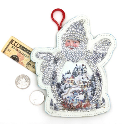 Christmas Themed DIY Diamond Painting Coin Purse Handmade Phone Charms Keychain Pendant Mosaic Making Supplies Kit
Christmas Themed DIY Diamond Painting Coin Purse Handmade Phone Charms Keychain Pendant Mosaic Making Supplies Kit