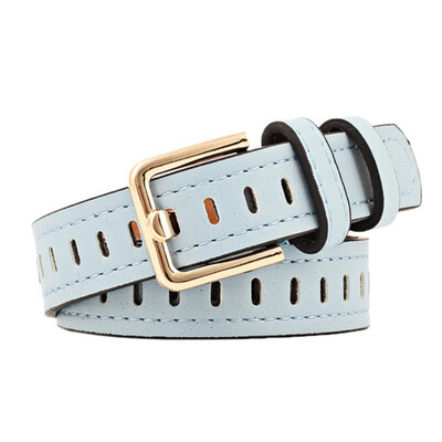 Solid Color Belt For Women PU Leather Fashion Casual Wide Long Porous Square Buckle Hollow Imitation Belt Female
Solid Color Belt For Women PU Leather Fashion Casual Wide Long Porous Square Buckle Hollow Imitation Belt Female