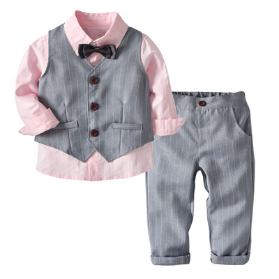 4pcsSet Boys Clothing Set Kids Clothes Suits Formal Wedding Party Costume 2018 New Gentleman Childrens Clothing 2-7Y
4pcsSet Boys Clothing Set Kids Clothes Suits Formal Wedding Party Costume 2018 New Gentleman Childrens Clothing 2-7Y