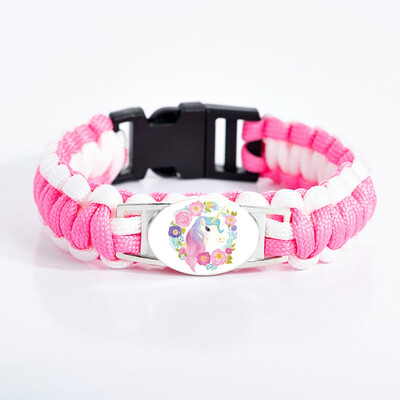 8 Styles Unicorn Horse Adjustable Bracelets Camping Hiking Outdoor Survival Rope Para cord Bracelet Women Girls Jewelry Gift
8 Styles Unicorn Horse Adjustable Bracelets Camping Hiking Outdoor Survival Rope Para cord Bracelet Women Girls Jewelry Gift