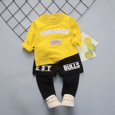 0-7T Autumn Children Baby Boys Casual Long Sleeve Letter Print Blouse TopsPants Trouser Costume Set
0-7T Autumn Children Baby Boys Casual Long Sleeve Letter Print Blouse TopsPants Trouser Costume Set