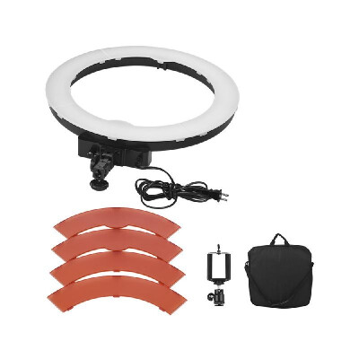 Andoer 36W LED Video Ring Light Photography Studio Fill-in Light 360pcs LED Beads 5500K Adjustable Brightness with Color Filters C
Andoer 36W LED Video Ring Light Photography Studio Fill-in Light 360pcs LED Beads 5500K Adjustable Brightness with Color Filters C