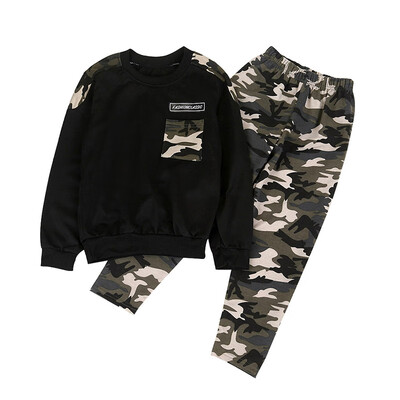 Baby Clothes for Boys Camouflage Pattern 2pcs Autumn Cotton Long Sleeve Casual T-shirt Tops Pants Outfits Set
Baby Clothes for Boys Camouflage Pattern 2pcs Autumn Cotton Long Sleeve Casual T-shirt Tops Pants Outfits Set