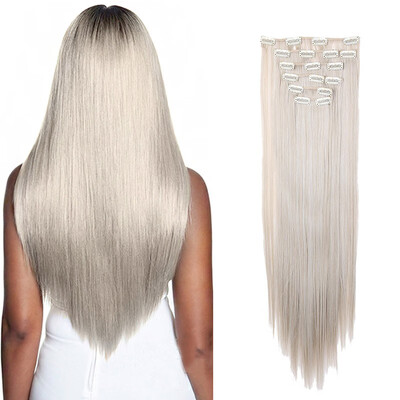 8 PcsSet Fashion Long Curly Wavy Straight Clip In Hair Extension Sexy Heat Resistant Party Hair Natural Synthetic Hair For Women
8 PcsSet Fashion Long Curly Wavy Straight Clip In Hair Extension Sexy Heat Resistant Party Hair Natural Synthetic Hair For Women