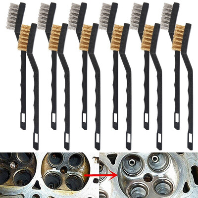 12 Pieces Plastic Handle Stainless Steel Wire Brush&Plastic Handle Copper Wire Brush for Cleaning Welding Slag&Rust
12 Pieces Plastic Handle Stainless Steel Wire Brush&Plastic Handle Copper Wire Brush for Cleaning Welding Slag&Rust
