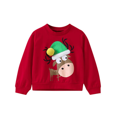 Girls Sweatshirts with Animal Embroidery Christmas Baby Boys Girls Sweaters Autumn Winter Baby Girl Clothes Kids Sweatshirt
Girls Sweatshirts with Animal Embroidery Christmas Baby Boys Girls Sweaters Autumn Winter Baby Girl Clothes Kids Sweatshirt