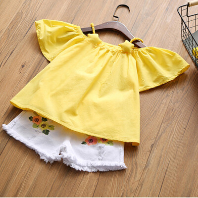 Children Girls Summer Cartoon Stripe Printed Short Sleeve T-shirt Round Collar Casual TopsJeans Pants
Children Girls Summer Cartoon Stripe Printed Short Sleeve T-shirt Round Collar Casual TopsJeans Pants