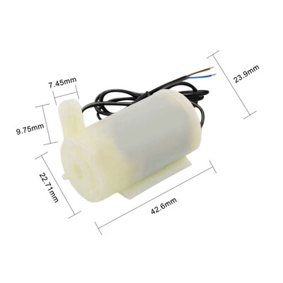 Micro Submersible Water Pumps Motor Mini Water Pump Low Noise Motor Pump Aquarium Vertical Fountain DC 3-45V 100LH
Micro Submersible Water Pumps Motor Mini Water Pump Low Noise Motor Pump Aquarium Vertical Fountain DC 3-45V 100LH