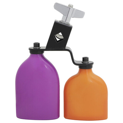 Percussion Cowbell Double Color Mounted Bell Transparent High Low Sound Tweezers Bell
Percussion Cowbell Double Color Mounted Bell Transparent High Low Sound Tweezers Bell