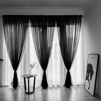 Toponeto Leaves Sheer Curtain Tulle Window Treatment Voile Drape Valance 1 Panel Fabric
Toponeto Leaves Sheer Curtain Tulle Window Treatment Voile Drape Valance 1 Panel Fabric