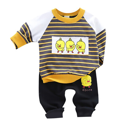 Autumn Baby Boys Girls Long Sleeve Cartoon Duck Sweatshirt TopsPants Trouser Costume Set Baby Cute Clothes
Autumn Baby Boys Girls Long Sleeve Cartoon Duck Sweatshirt TopsPants Trouser Costume Set Baby Cute Clothes