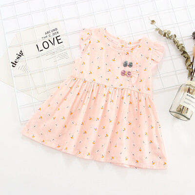 Summer Girls Dress Casual Baby Girls Clothes Floral Sleeve Dress Cotton Kids Toddler Sleeveless Sundress
Summer Girls Dress Casual Baby Girls Clothes Floral Sleeve Dress Cotton Kids Toddler Sleeveless Sundress