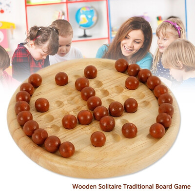 New Fashion Wooden Solitaire Board Game Children Family Traditional Educational Fun Toys Kids Gifts
New Fashion Wooden Solitaire Board Game Children Family Traditional Educational Fun Toys Kids Gifts