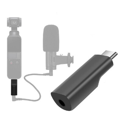 Camera Microphone Audio Adapter Converter Type-C to 35mm for External Microphone Connecting Compatible with DJI Osmo Pocket High
Camera Microphone Audio Adapter Converter Type-C to 35mm for External Microphone Connecting Compatible with DJI Osmo Pocket High