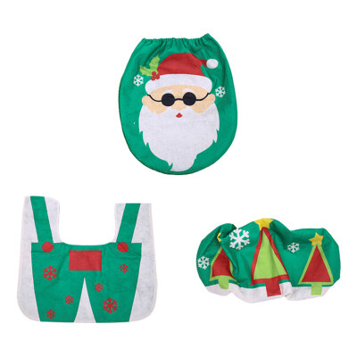 New Santa Claus Toilet Three Pieces Sets Christmas Creative Toilet Cover Decoration Non-woven Snowman Style Toilet Cover3
New Santa Claus Toilet Three Pieces Sets Christmas Creative Toilet Cover Decoration Non-woven Snowman Style Toilet Cover3