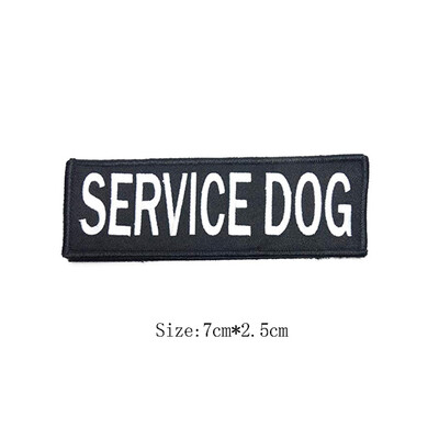 3D Embroidery Patch Service Dog Tactical Military Morale Patches Emotional Support Emblem Appliques Embroidered Badge
3D Embroidery Patch Service Dog Tactical Military Morale Patches Emotional Support Emblem Appliques Embroidered Badge