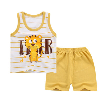 WEIXINBY Summer Childrens Vest T-shirt Shorts Pant Suit Boys Girls Clothing Suit Baby Soft Cotton Clothes Newborn Kids Set 2Pcs
WEIXINBY Summer Childrens Vest T-shirt Shorts Pant Suit Boys Girls Clothing Suit Baby Soft Cotton Clothes Newborn Kids Set 2Pcs